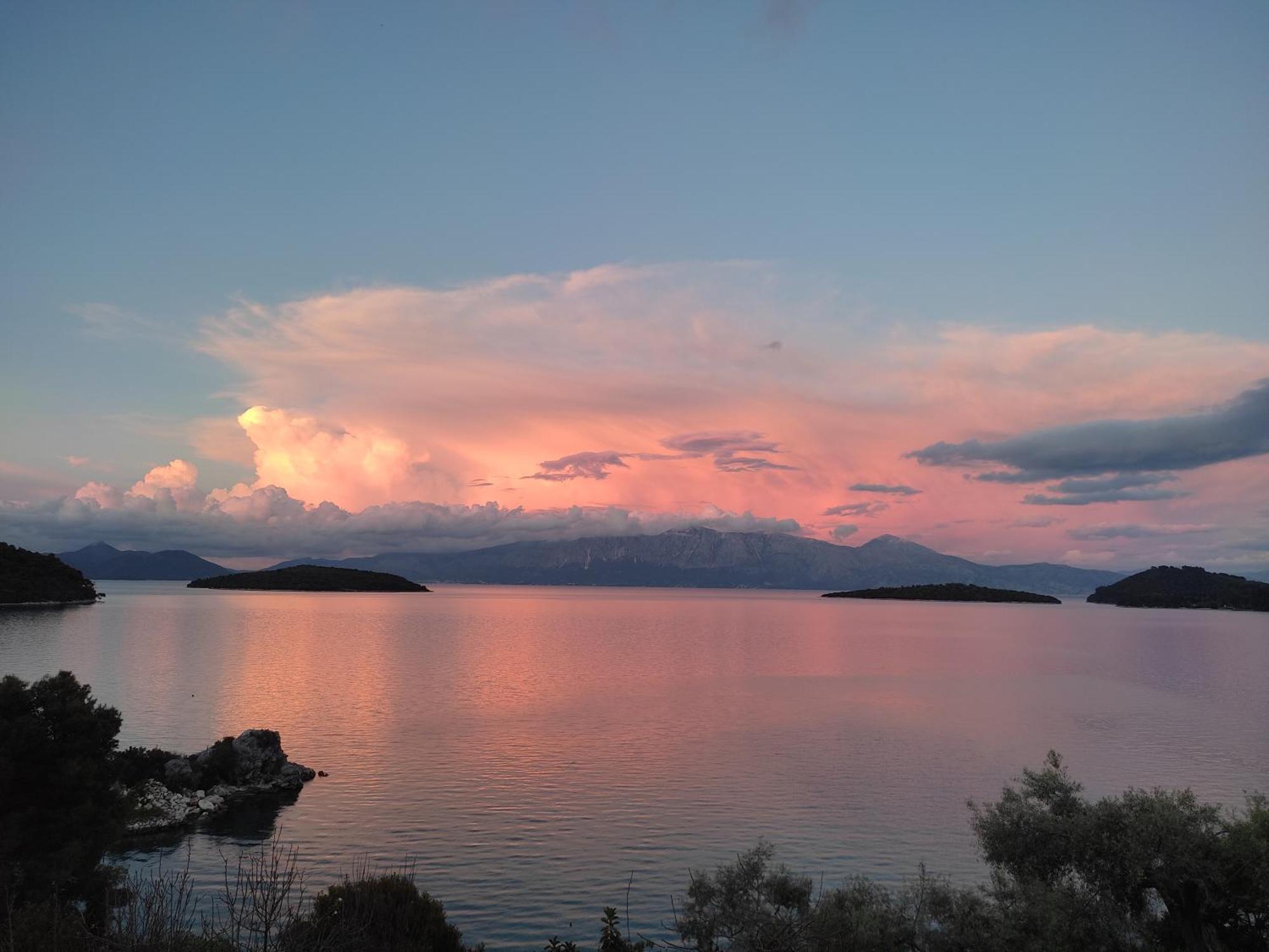 Korakias Seaview Villa Yénion Exterior foto
